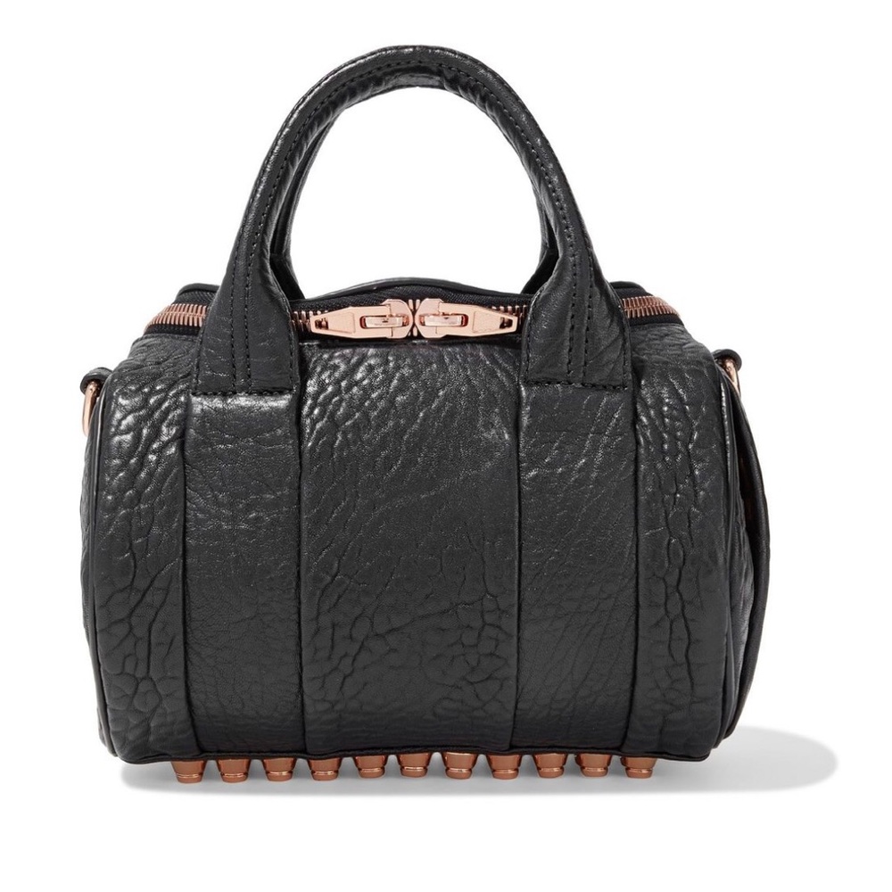 Alexander Wang Rockie Textured Leathe…